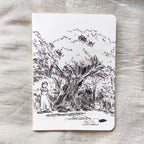 Girl in the Jungle | Handstitched Notebook