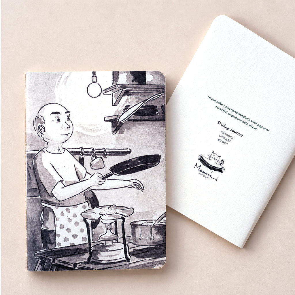 The Old Cook | Handstitched Notebook