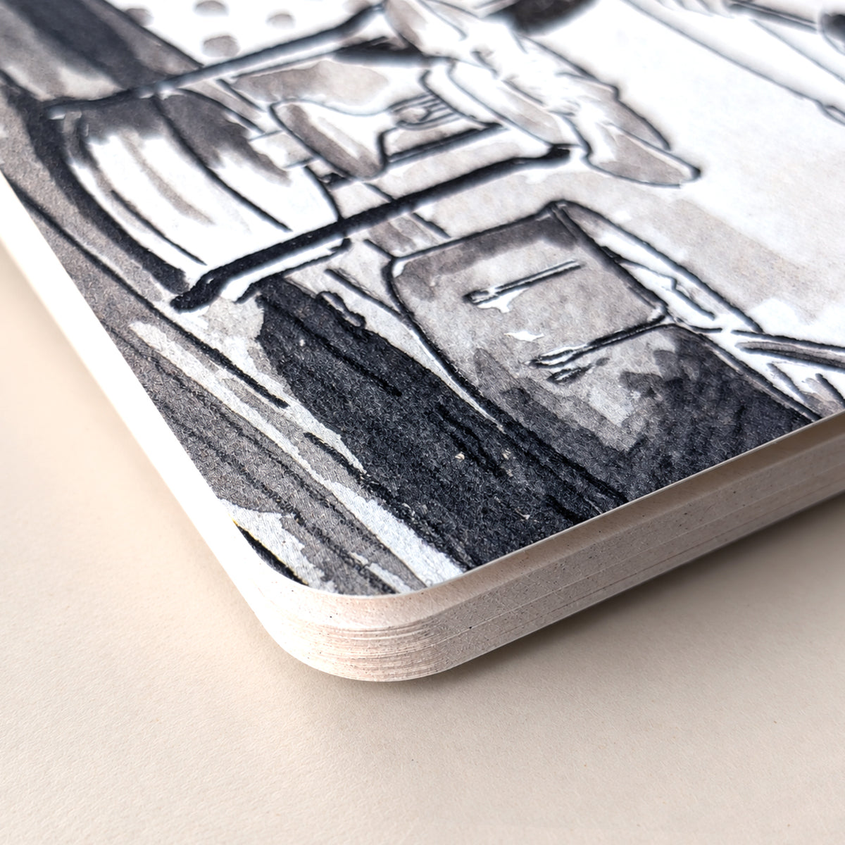 The Old Cook | Handstitched Notebook
