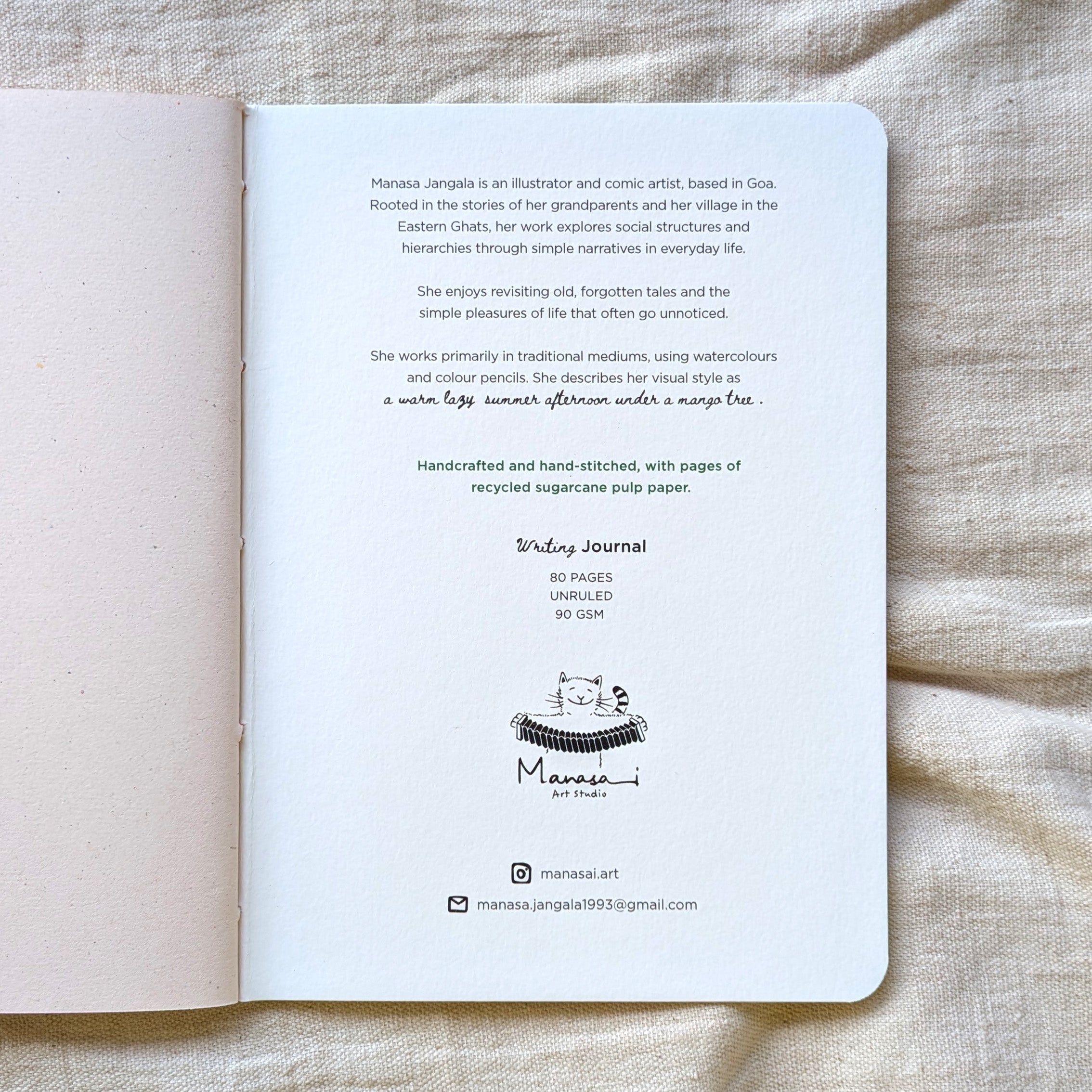 Under the Mango Tree | Handstitched Notebook