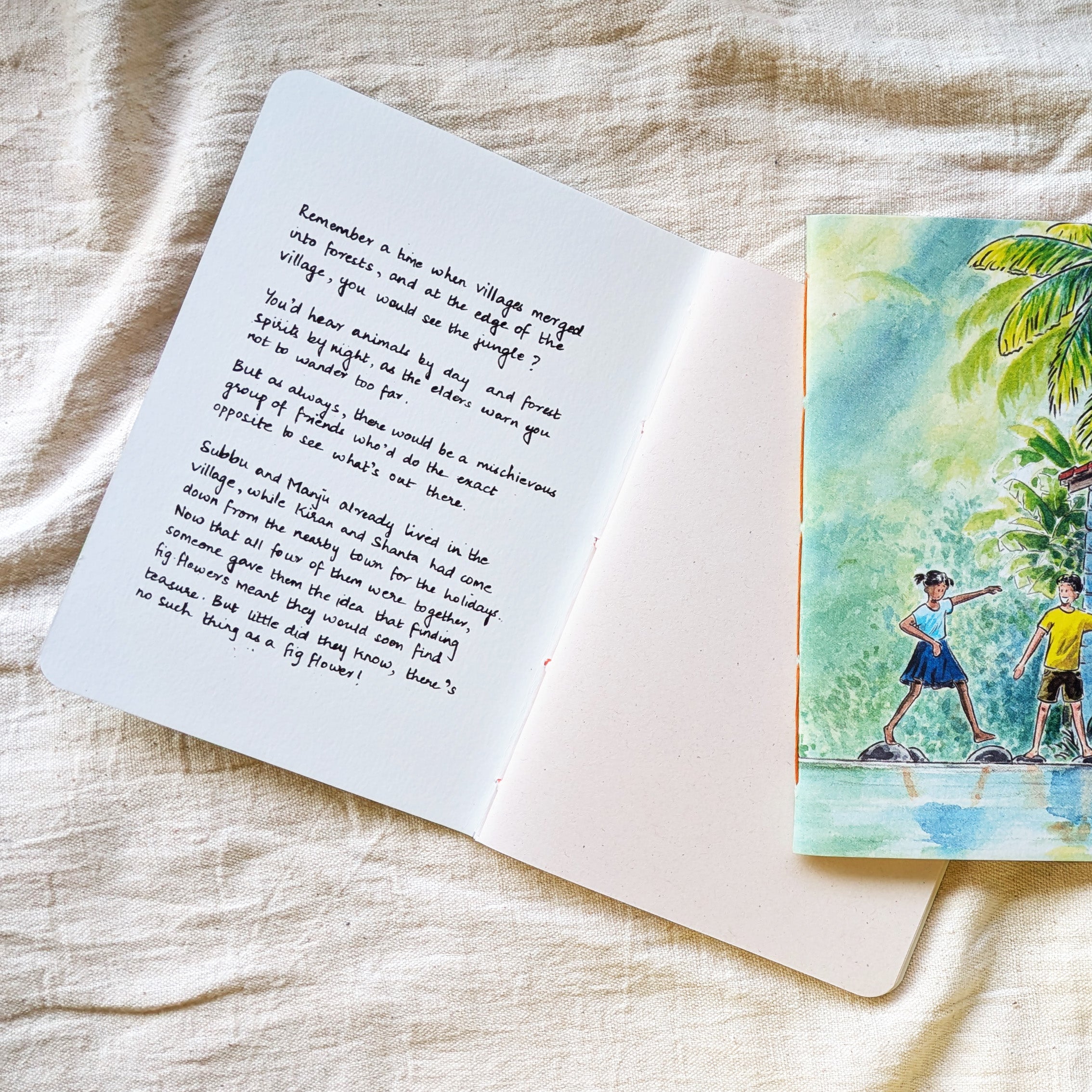 Across the Stream | Handstitched Notebook