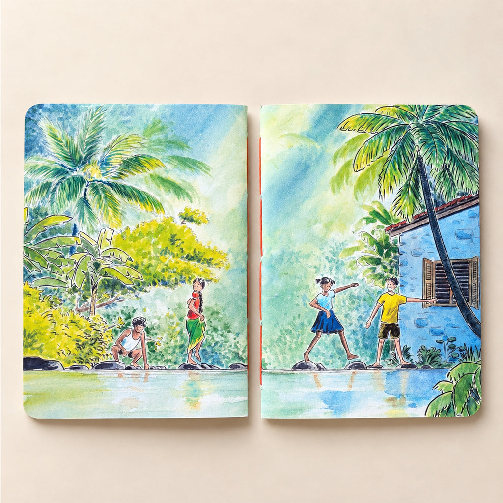 Across the Stream | Handstitched Notebook