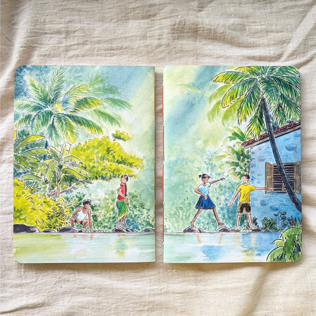 Across the Stream | Handstitched Notebook