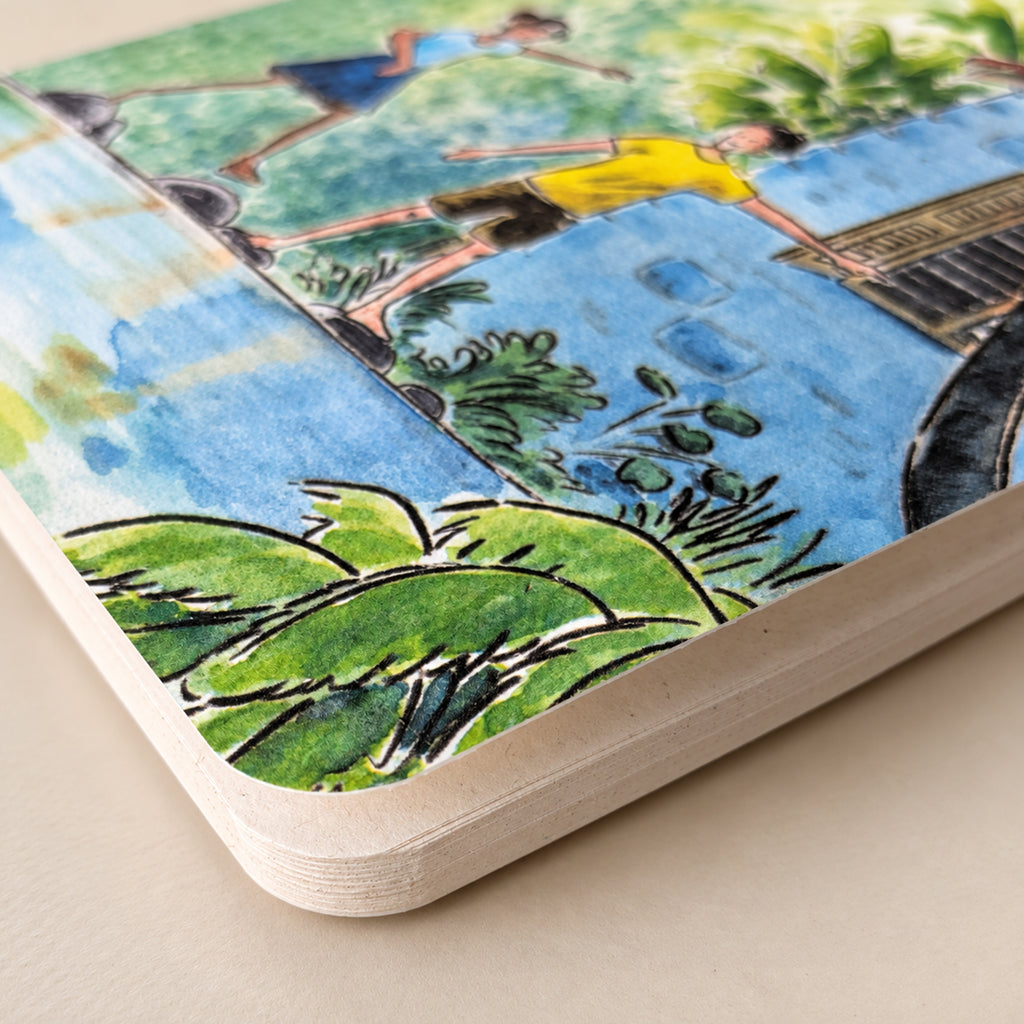 Across the Stream | Handstitched Notebook