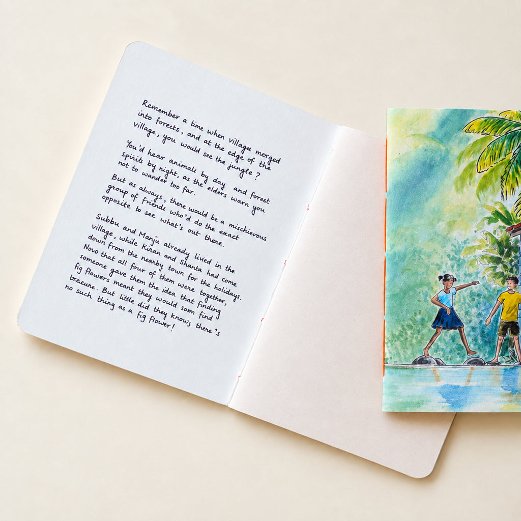 Across the Stream | Handstitched Notebook