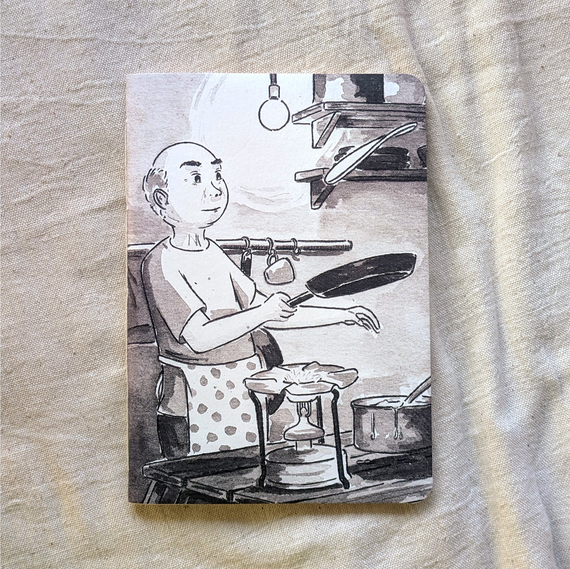 The Old Cook | Handstitched Notebook
