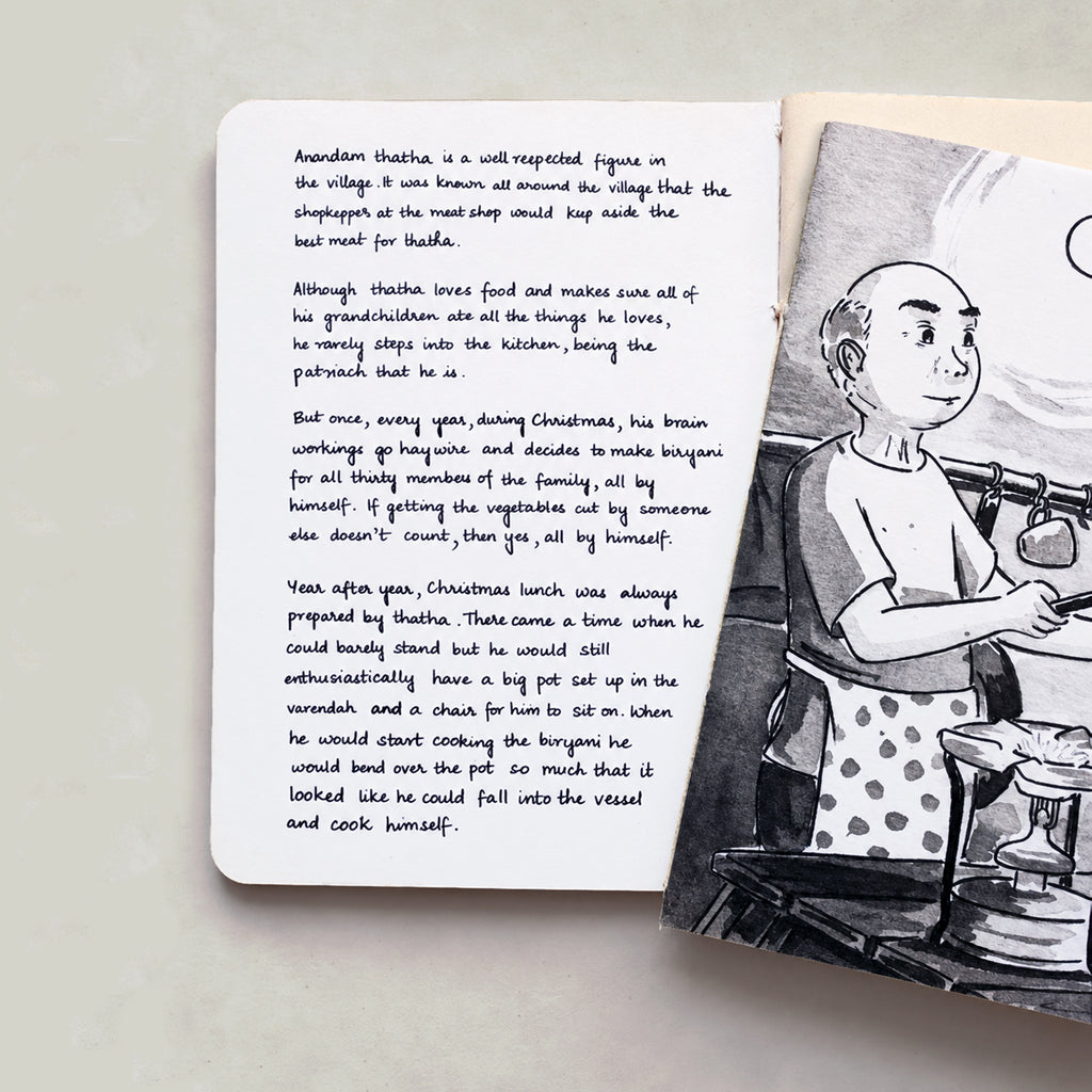 The Old Cook | Handstitched Notebook