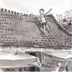 Boy on the Roof | Art Print