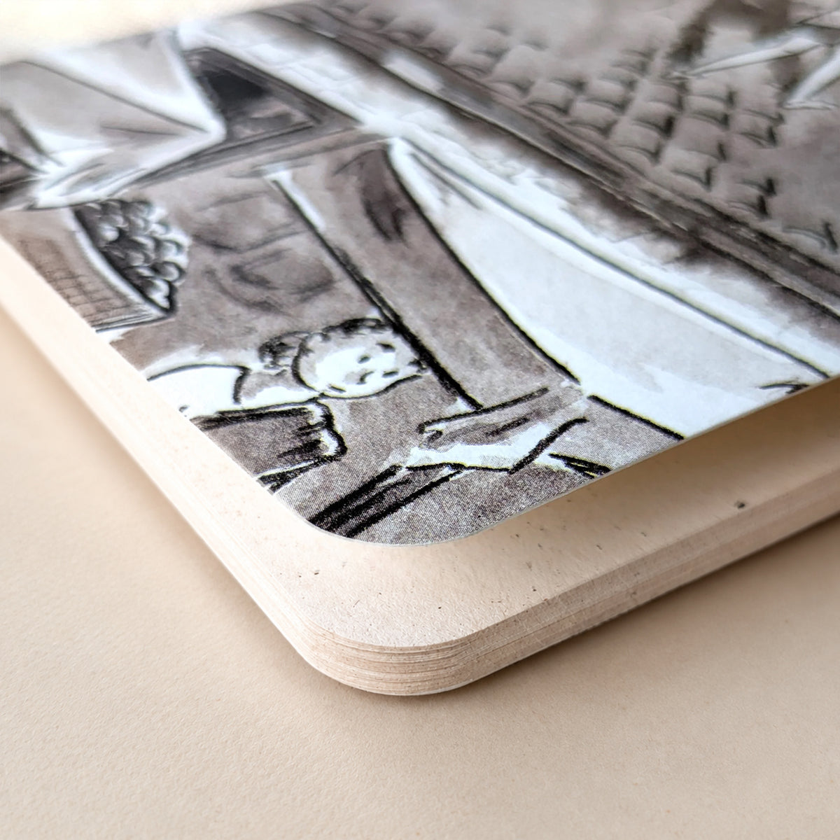 Boy on the Roof | Handstitched Notebook