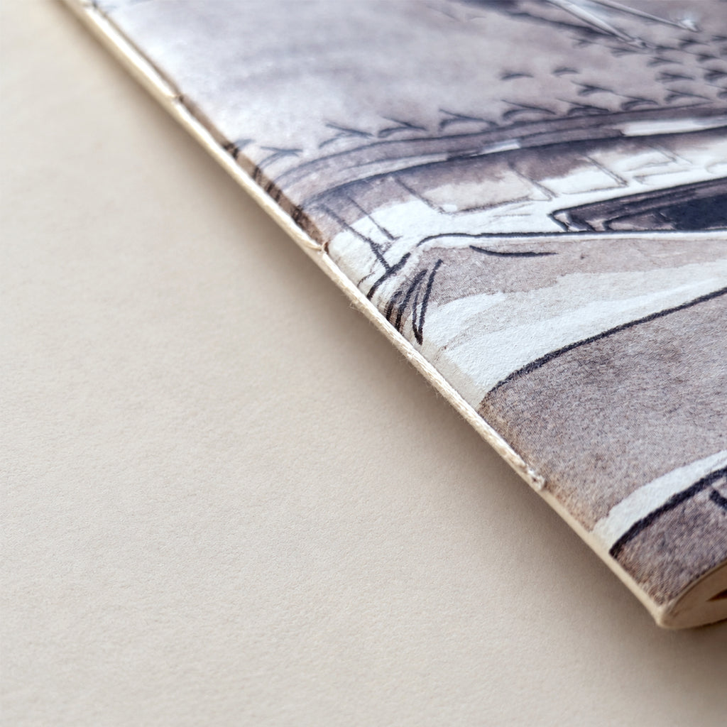 Boy on the Roof | Handstitched Notebook