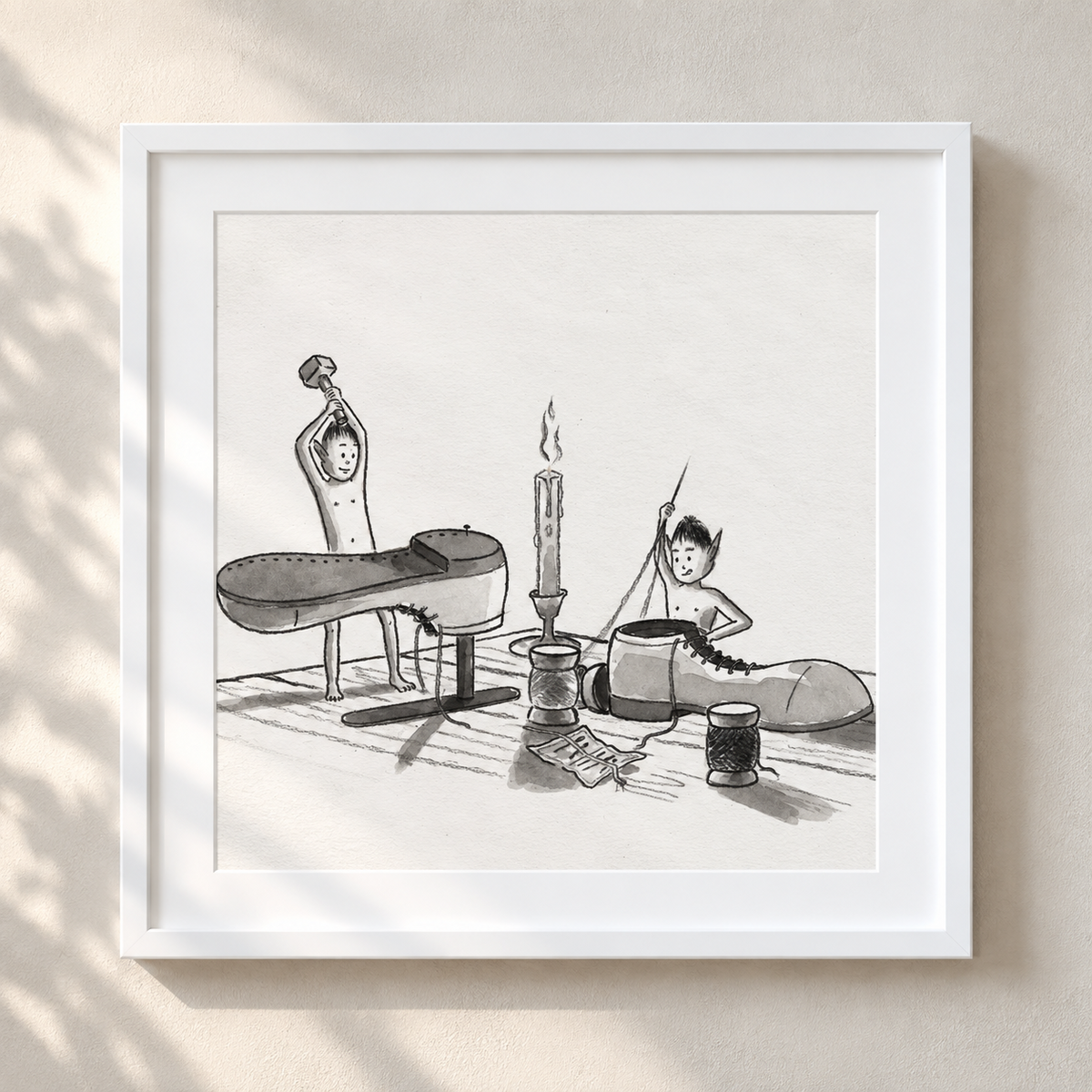 Shoemaker and the Elves | Art Print