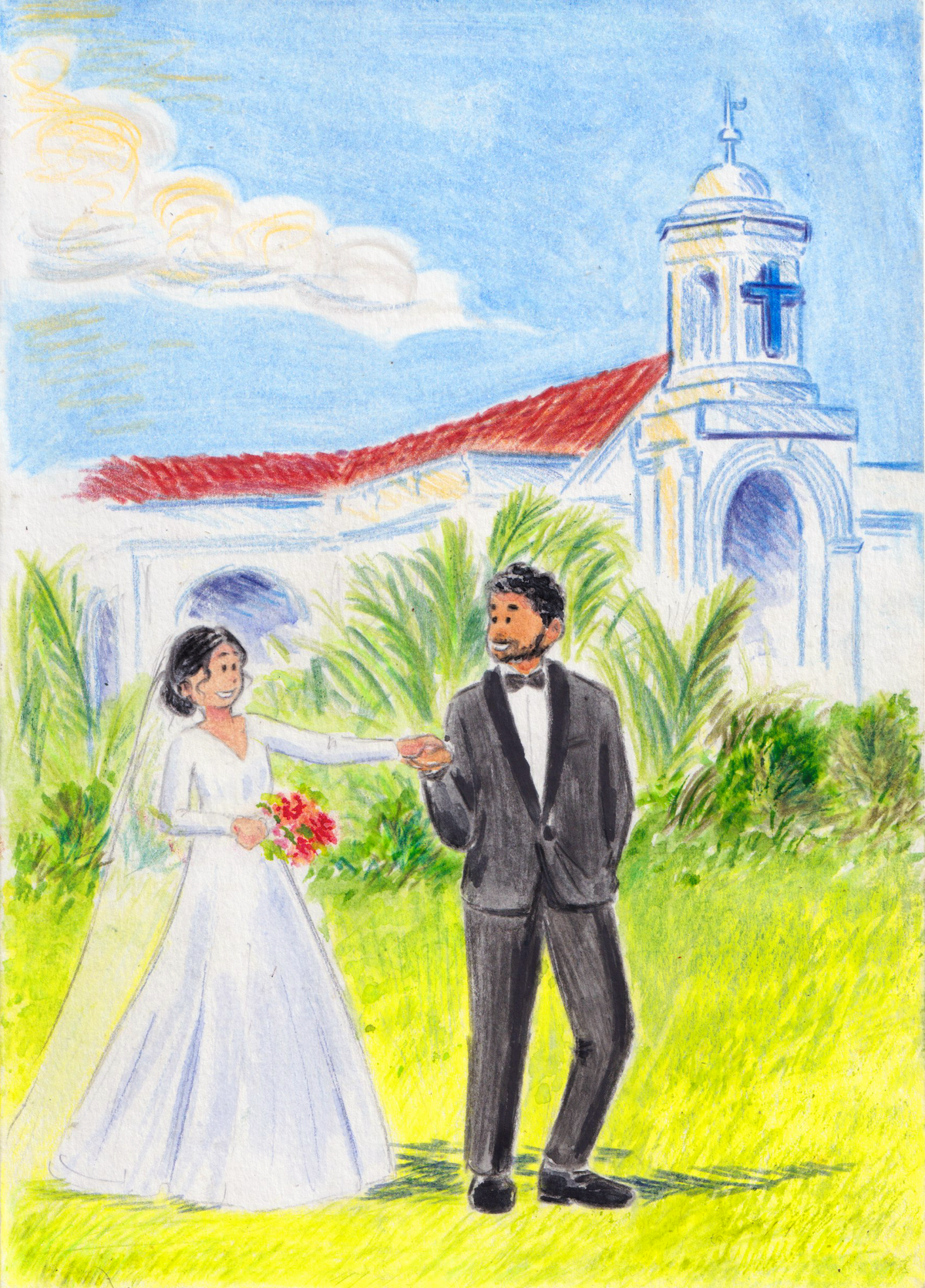 Swetha Shalem Wedding Card