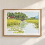 Lotus Pond | Art Print