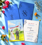 Swetha Shalem Wedding Card
